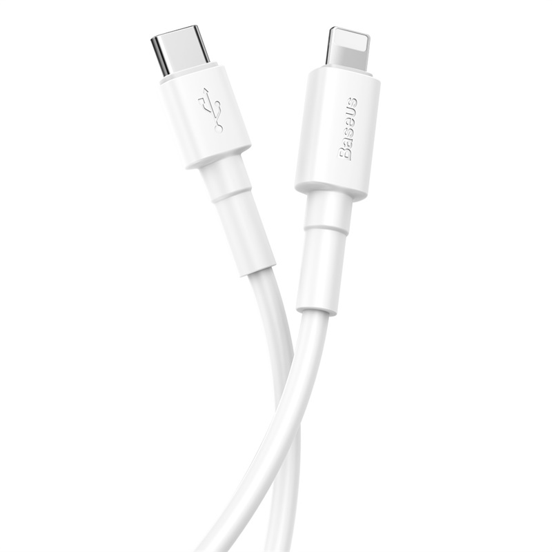 Baseus Mini White Cable Type-C to iP PD 20W 1m White