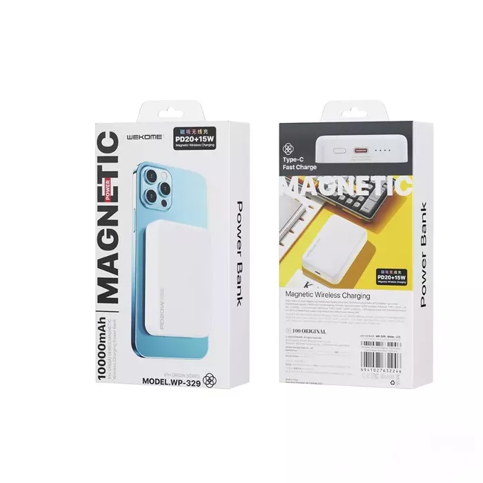 WEKOME WP-329 iph 系列磁吸15W背夹无线快充1W移动电源