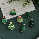 ins迷你可爱圣诞树磁吸图钉装饰冰箱贴磁性贴照片个性创意雪人