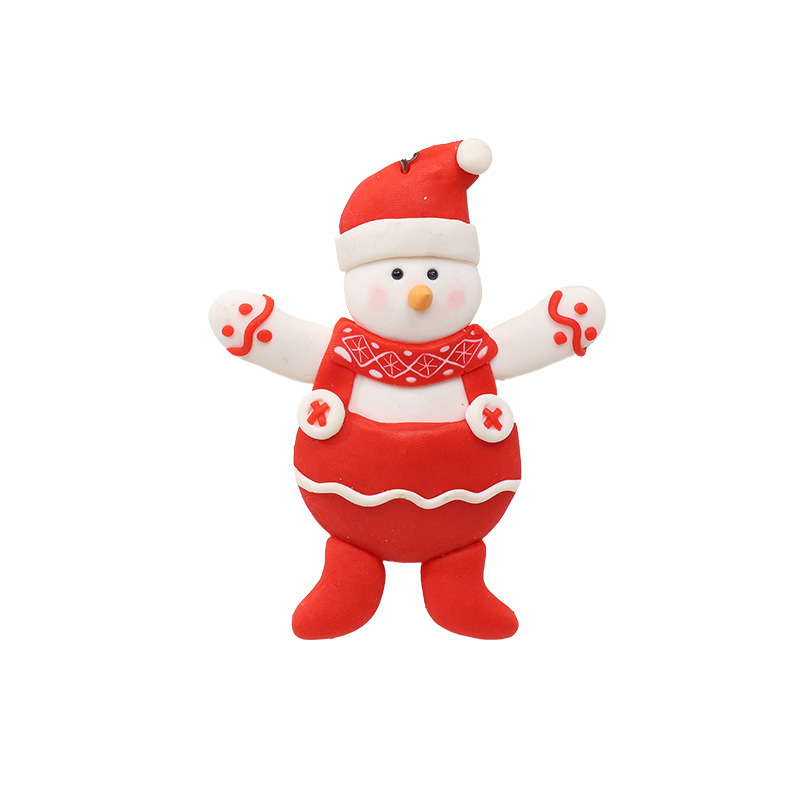 热销新款圣诞装饰个性卡通创意磁吸可爱冰箱贴可爱树脂文创贴挂件