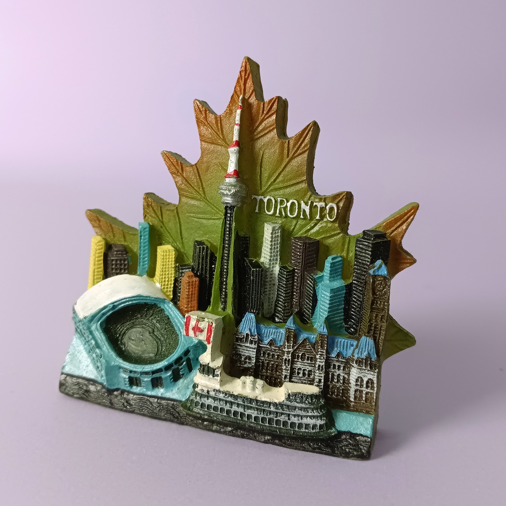 加拿大多伦多枫叶旅游纪念创意立体磁贴冰箱贴
