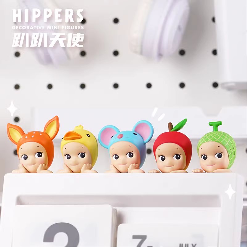 Sonny Angel 车载娃娃趴趴天使可爱盲盒潮玩公仔汽车屏幕摆件手办