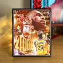 詹姆斯签名海报纪念相框摆件nba球星周边装饰画挂画手办生日礼物