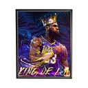 詹姆斯签名海报纪念相框摆件nba球星周边装饰画挂画手办生日礼物