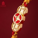 故宫淘宝｜狮子绣球连中三元红绳编织情侣手链红绳龙年本命年礼物