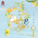 故宫淘宝｜12月令金属书签古典中国风博物馆文创礼物送老师伴手礼