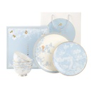 故宫淘宝｜松鼠葡萄纹碗碟盘子餐具套装骨瓷碗具乔迁生日新婚礼物