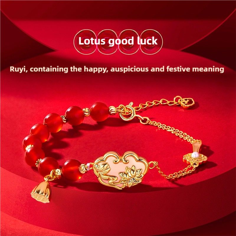 故宫淘宝｜吉运红绳手链博物馆文创蛇年新年本命年生日礼物女生