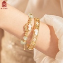 故宫淘宝｜文创金枝玉兔镯子桂花手链手镯轻奢小众生日礼物女生