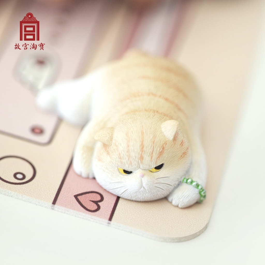 故宫淘宝｜趴趴猫桌面汽车猫咪摆件手办生日礼物博物馆文创伴手礼 