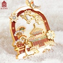 故宫淘宝｜故宫雪流沙冰箱贴博物馆文创北京伴手礼新年生日小礼物 