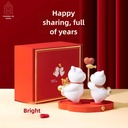 故宫淘宝｜天作之合如意猫摆件文创婚礼结婚订婚新婚礼物送新人