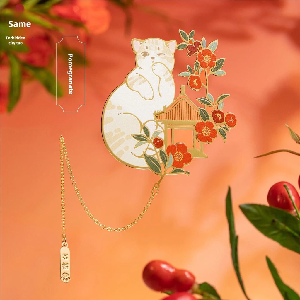 故宫淘宝｜宫猫寻芳书签猫咪古典中国风生日礼物博物馆文创伴手礼