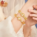 故宫淘宝｜月中桂兔手链兔子黄水晶桂花手镯博物馆文创生日礼物