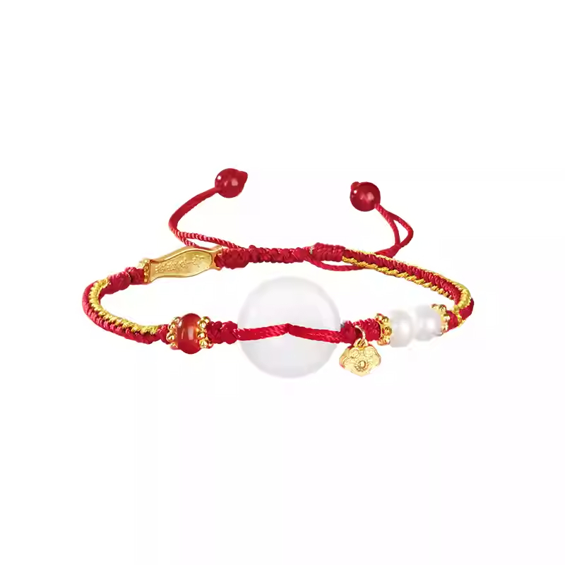 故宫淘宝｜岁岁平安和田玉平安扣手链项链礼盒新中式文创生日礼物