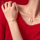 故宫淘宝｜灵龙如意和田玉项链手链博物馆文创三八妇女节生日礼物