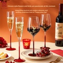 故宫淘宝｜喜上眉梢高脚杯红酒杯香槟杯文创订婚新婚结婚礼物新娘