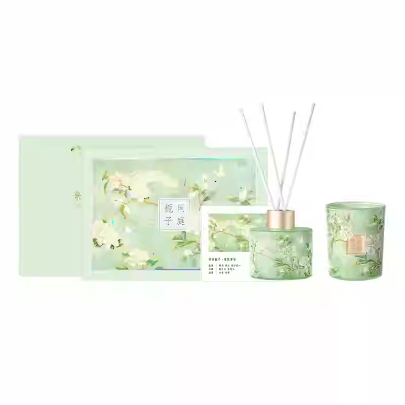 故宫淘宝｜空山新雨桂花香薰蜡烛礼盒卧室女生淡香生日三八节礼物