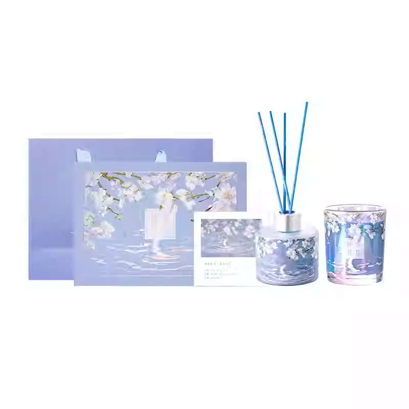 故宫淘宝｜空山新雨桂花香薰蜡烛礼盒卧室女生淡香生日三八节礼物
