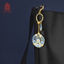 故宫淘宝｜点翠流金珐琅钥匙扣汽车书包挂件国风文创钥匙链女精致