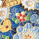 故宫淘宝｜点翠流金珐琅钥匙扣汽车书包挂件国风文创钥匙链女精致