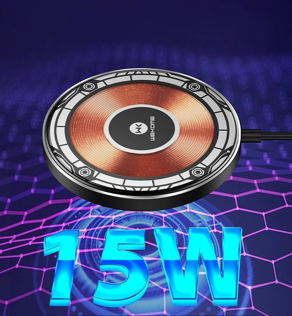 WEKOME WP-U99 磁吸无线车载充电器 15W (with TYC cable)