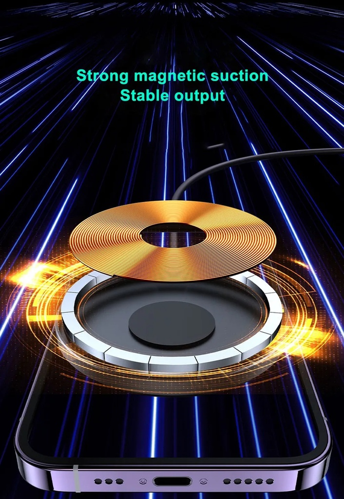 WEKOME WP-U99 磁吸无线车载充电器 15W (with TYC cable)