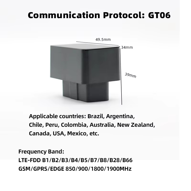 高级4G OBD全球定位系统跟踪器防水微型汽车车辆定位器