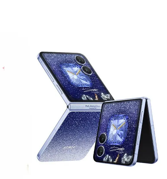 Honor Magic V Flip2 High-End Custom Edition Small Foldable Screen AI 200 Million Portrait Selfie 5500mAh Qinghai Lake Battery 16+1T Dreamweaving Blue