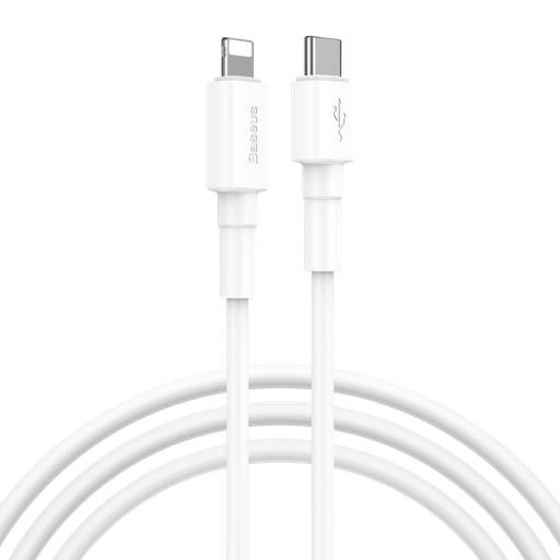 [CE0007] Baseus Mini White Cable Type-C to iP PD 20W 1m White