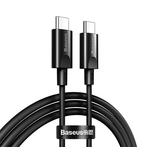 [CE0010] Baseus Xiaobai series fast charging Cable Type-C 100W 1.5m Black