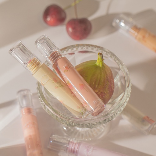 FLORTTE Heart-shaped Solid Lipstick Fine Flash Hydrogloss Lip Glaze 